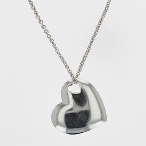 Silver Heart Pendant Necklace